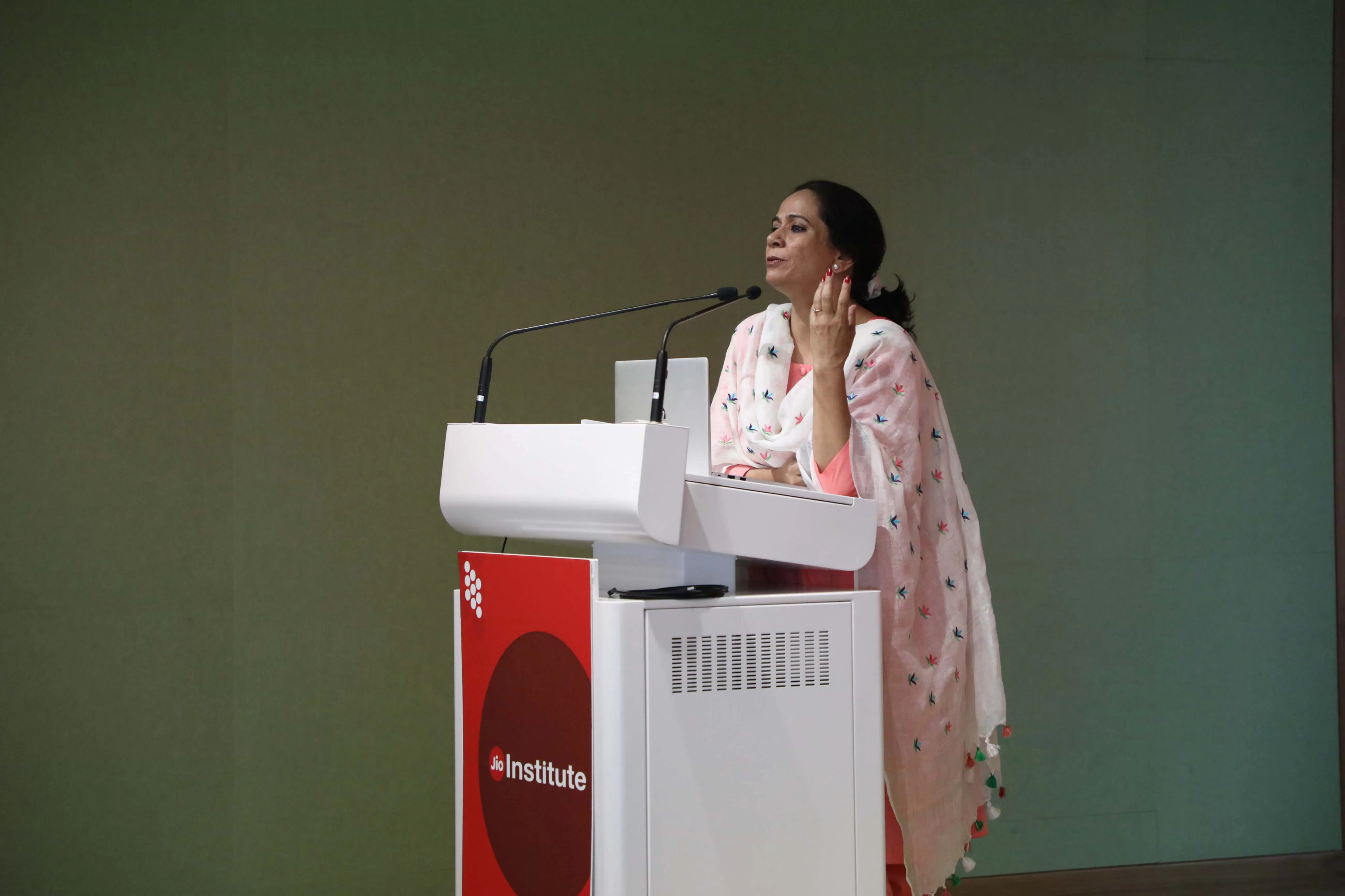 Ms. Monica Dhar addressing students