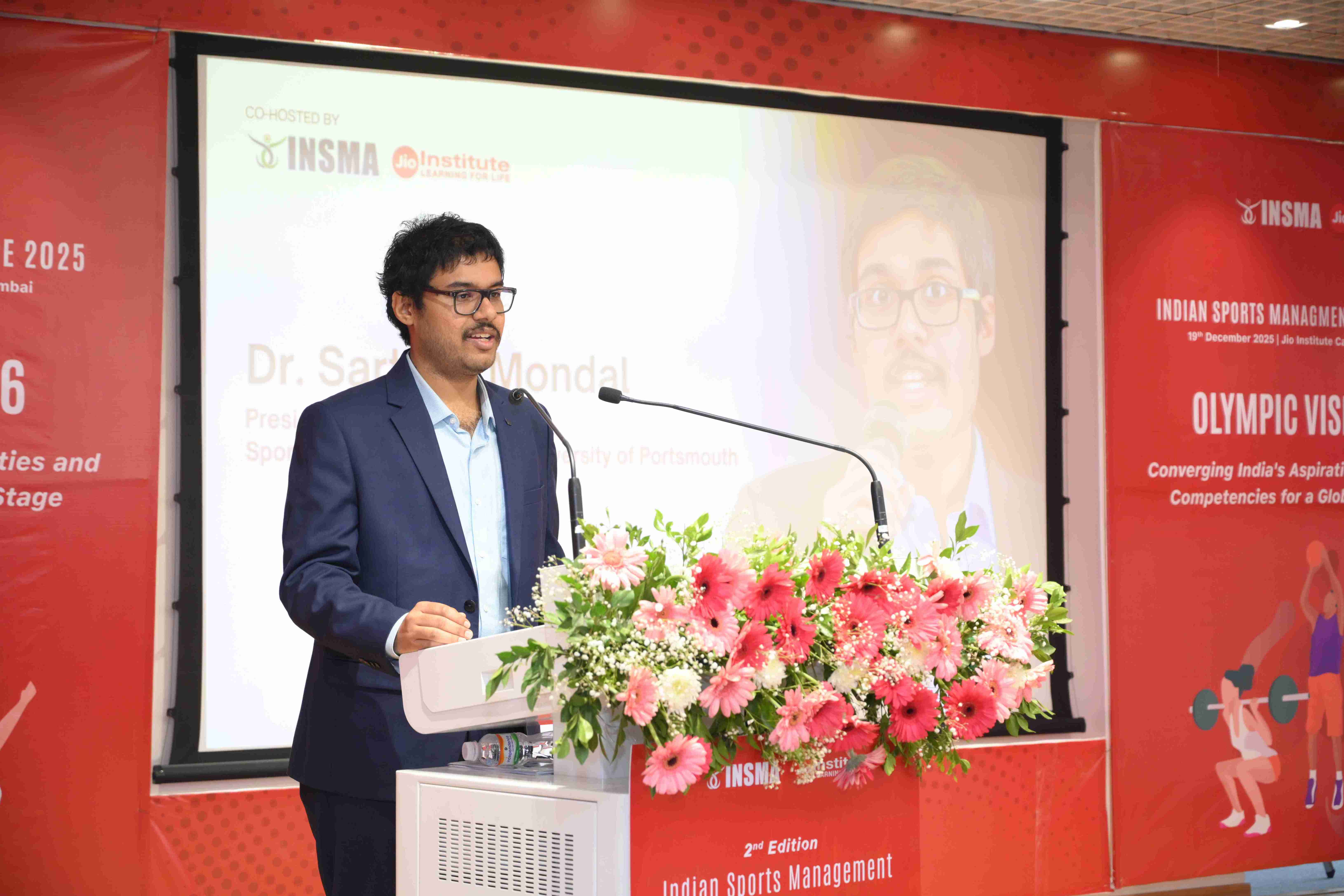 Dr. Sarthak Mondal, President, INSMA delivers the Opening Address