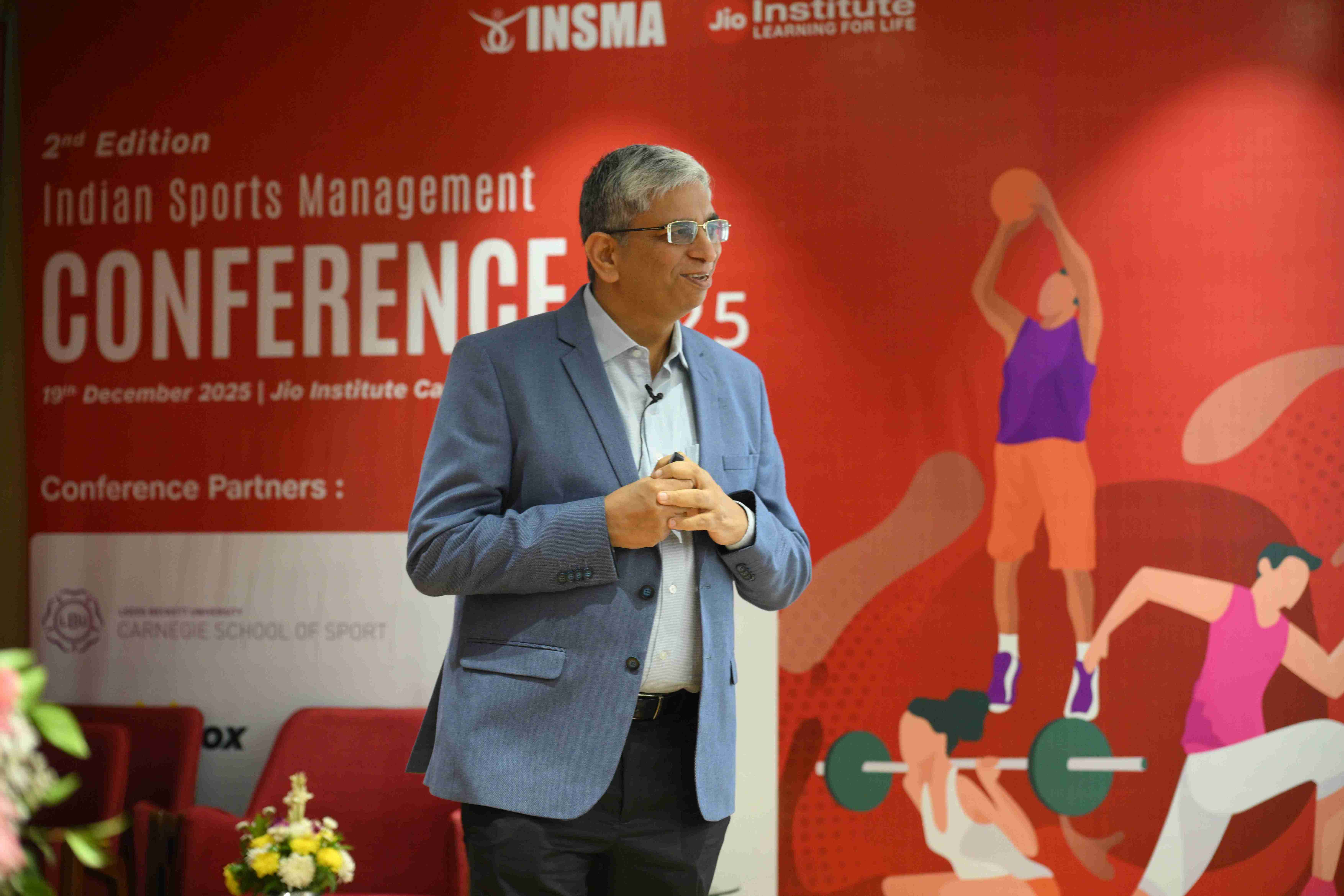 Dr. Shailesh Kumar, Dean delivers the Special Address on 'Technology in Sports'
