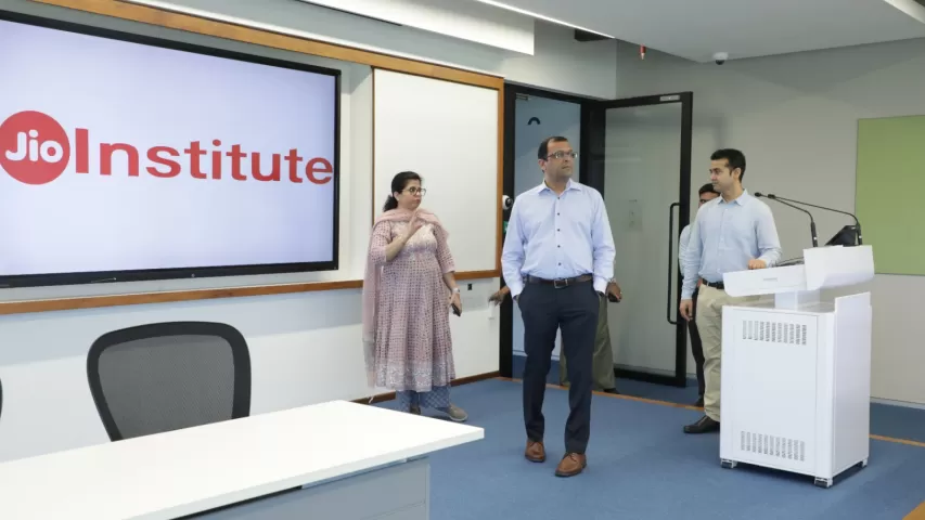 Bryant University Provost Visits Jio Institute - Jio Institute