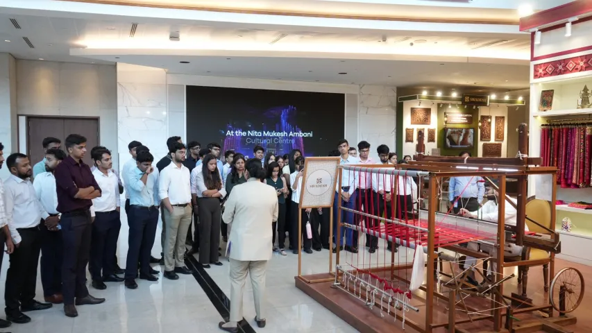 Visit to the Nita Mukesh Ambani Cultural Centre (NMACC)