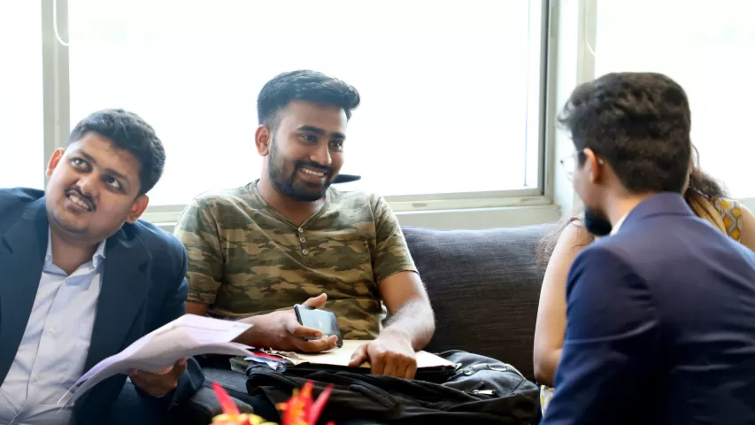 Students at onboarding