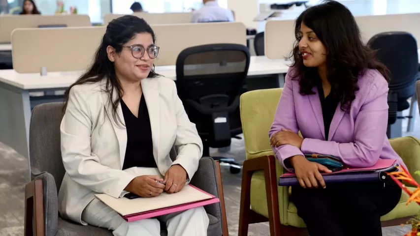 Students Interacting during Doc Verification