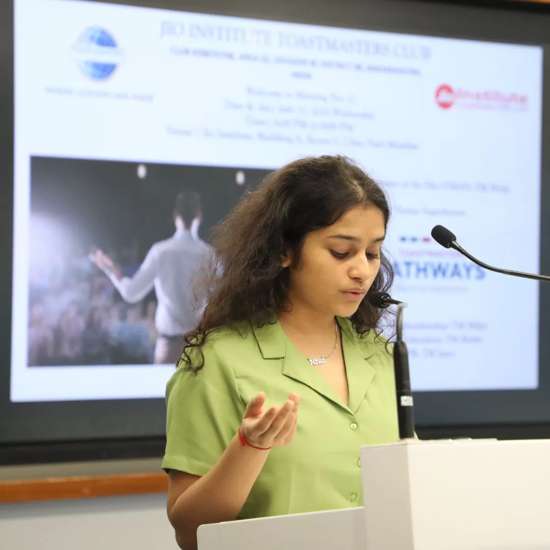 Jio Institute Toastmasters Club