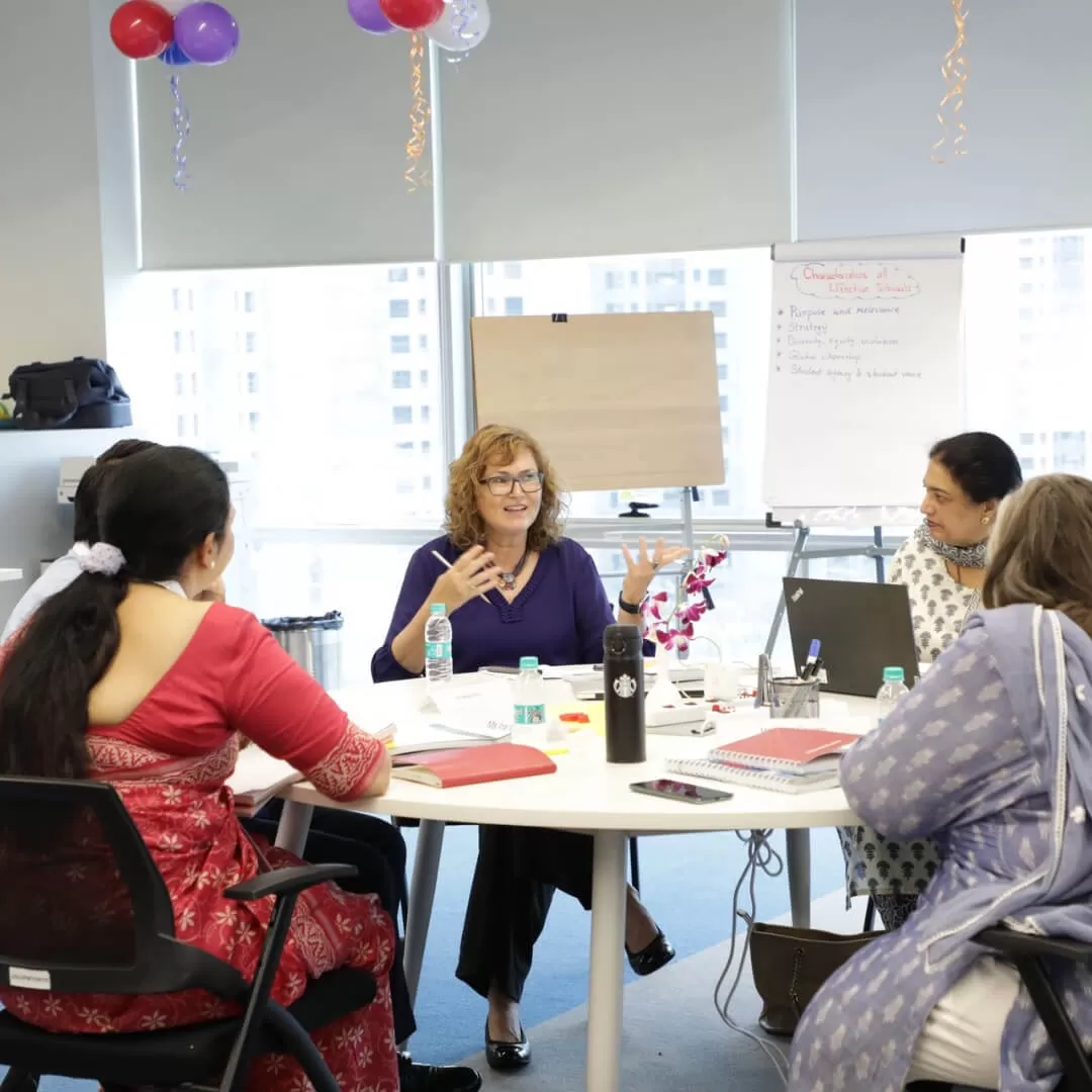 Sue Easton with participants