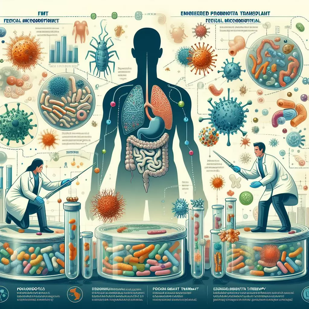 AI generated file to demonstrate microbiome engineering research in Varun Aggarwala's laboratory at the Jio Institute