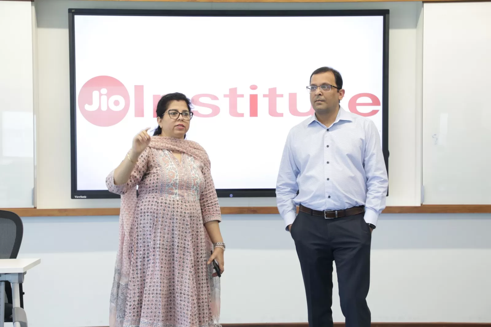 Bryant University Provost Visits Jio Institute - Jio Institute