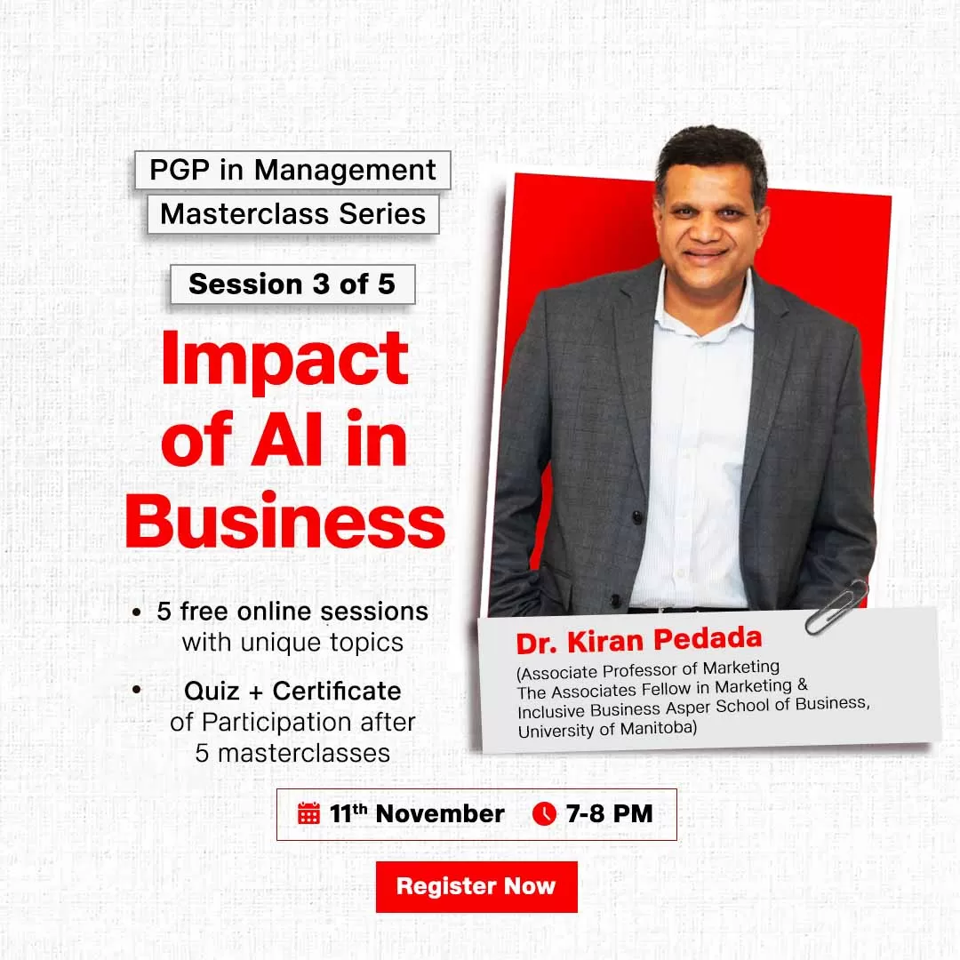 Masterclass 3: Impact of AI in Business