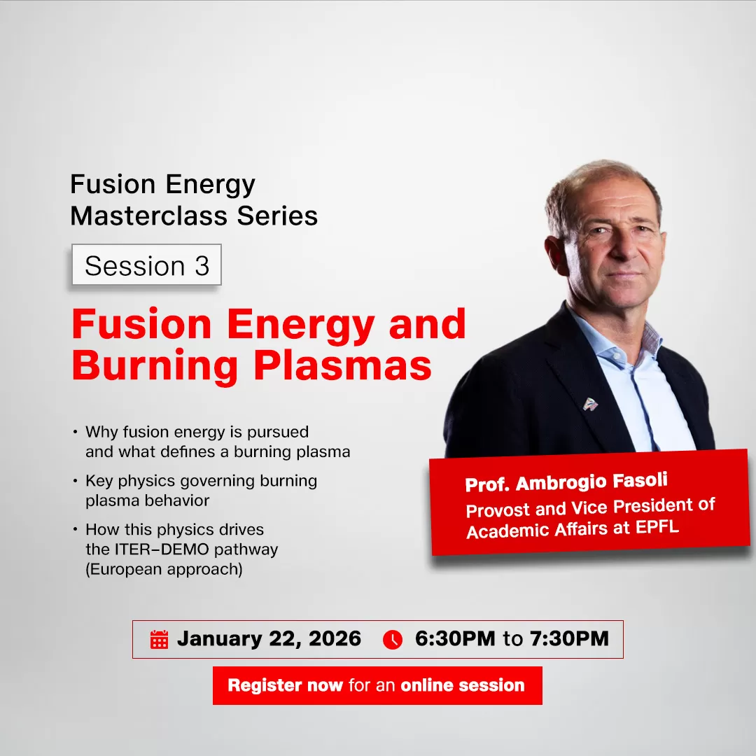 Session 3: Fusion Energy and Burning Plasmas