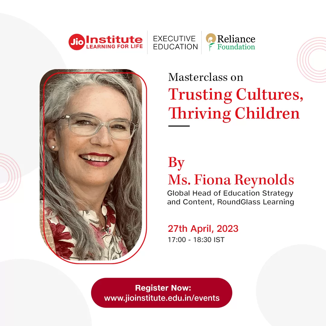 Masterclass: Trusting Cultures, Thriving Children