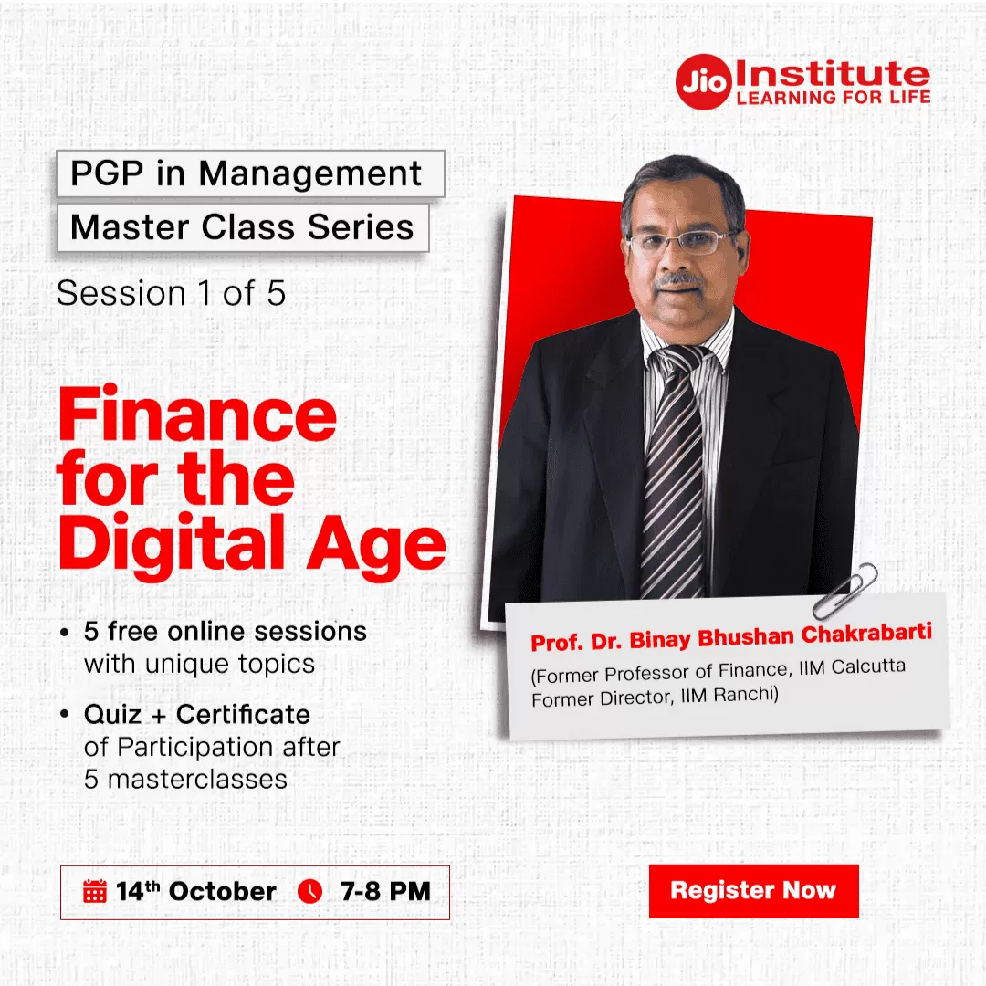 Masterclass 1: Finance for the Digital Age 