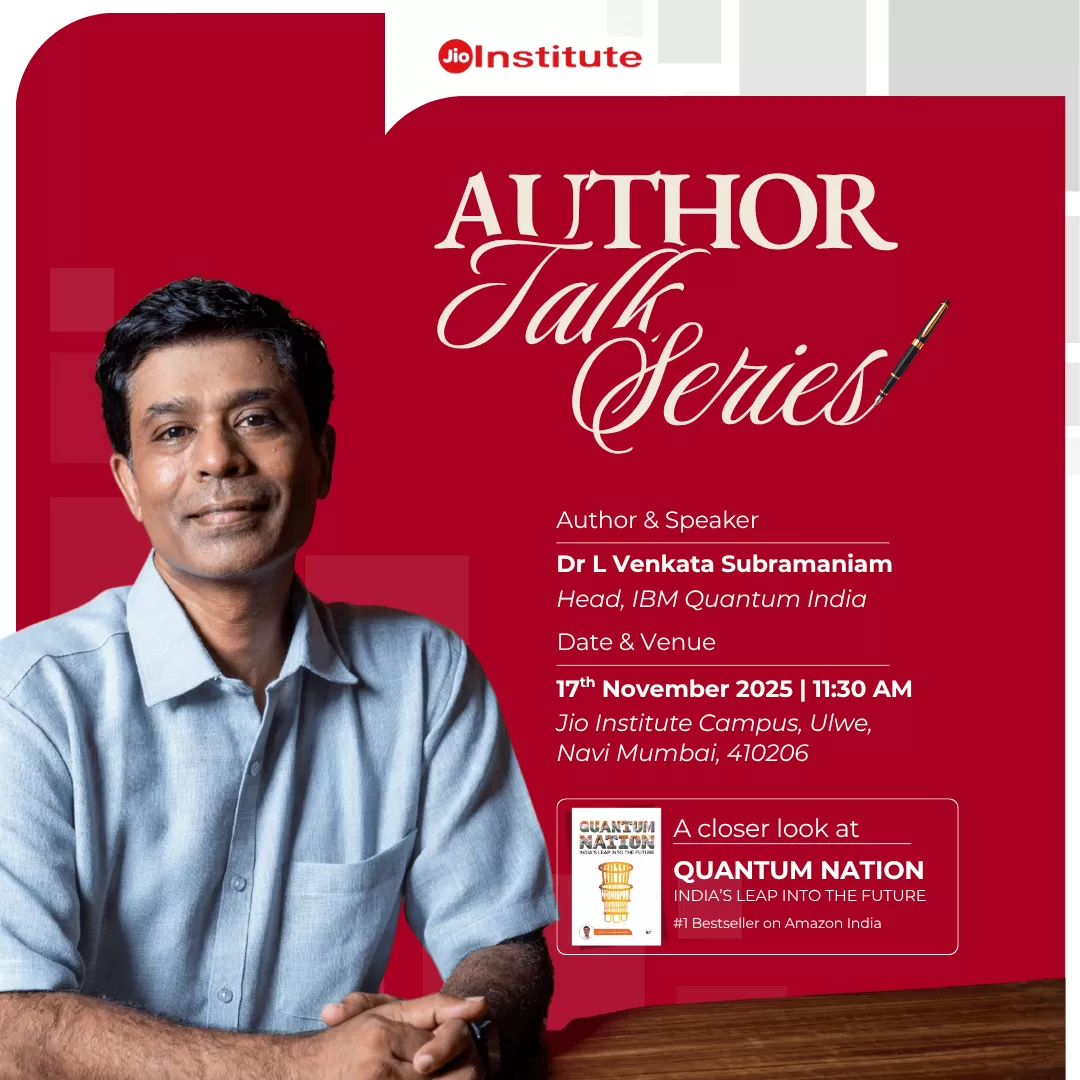 Author Talk Series 1: Dr. L. Venkata Subramaniam